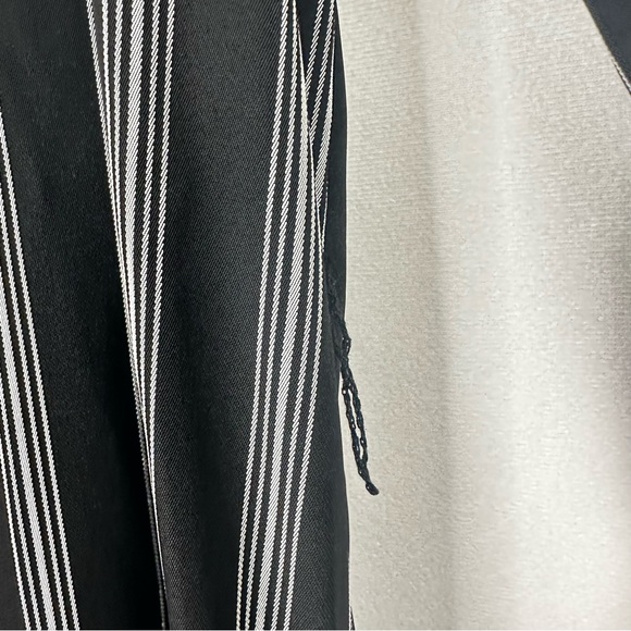 Zara Basic Striped Blazer Long Sleeve Open Oversized Professional Work Office - Picture 5 of 8